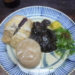 蛸長 - 栗が入った油揚げ