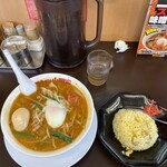 味噌ラーメン 山岡家 苫小牧店 - 着麺！