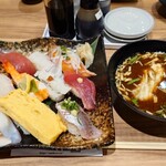 本家さんきゅう - サービスセット　アラ汁付き