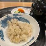 日本料理 一会 - 親鶏ご飯（追加）