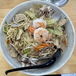 ちゃんぽん　一真 - 海鮮ちゃんぽん大盛り1300円