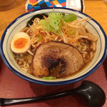 ちゃあしゅう屋将軍 - うま辛ネギラーメン(醤油・大盛り)