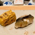 すしやのたい悟 - 穴子と玉さんでーす。