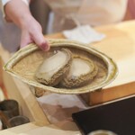 すし 良月 - 茨城の黒鮑 