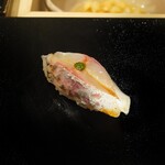 すし 良月 - あじ