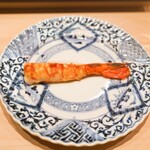 すし 良月 - ボタンエビ炭火炙り和歌山の三ツ星醤油