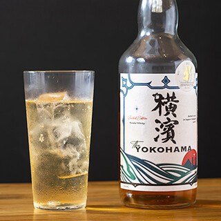 横濱ハイボール・シャンパンなど幅広いドリンクメニューが自慢