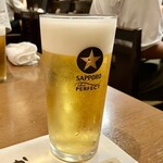 旬味 いやさか - 生ビールはサッポロ（好き❤️）