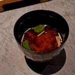 立ち喰い鮨 人人 - 味噌汁