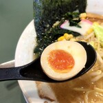 信州ラーメン 人力車 - 味玉