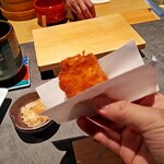 立ち喰い鮨 人人 - アジフライ