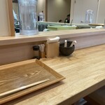 小麦そば 池 - 卓上