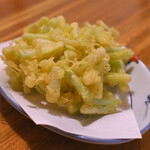 みっちゃんそば - かき揚げ にら＠税込300円