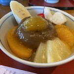 竹風堂 - 料理写真:栗あんみつ　ズーム