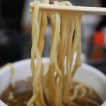 びんびん - 極太つけ麺の麺リフトアップ