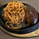 れすとらん仔馬 - ハンバーグスパゲッティランチ