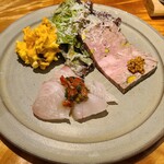 洋食堂 のろ - 前菜三種盛り合わせ