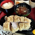 とんかつ 金重 - 上ロース定食（尾瀬ドリームポーク）