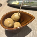 コモンダイニング - 桜チップの燻製たまご