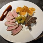 テラサナ - 燻製３種盛り合わせ（サバ・鴨・卵）