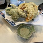 八州鮨 - 野菜天ぷら盛合せ