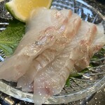 八州鮨 - お通し(平目)