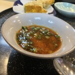 八州鮨 - お通し(平目)