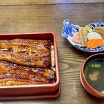 うなぎ亭 友栄 - うな重/香の物/肝吸い