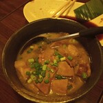 夢や 品川店 - 牛もつ煮