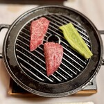 食べるお宿 浜の湯 - 綺麗なサシの入ったお肉