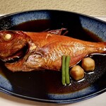 食べるお宿 浜の湯 - 名物料理 「金目鯛姿煮」