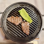 食べるお宿 浜の湯 - 焼き色がつく程度で頂きます。