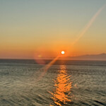 食べるお宿 浜の湯 - 海と朝日