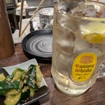 焼きとん 大国 - 強炭酸角ハイボールとお通し