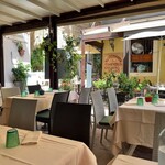 Ristorante Pizzeria Shelter - 店内は空いていたが、向かいのレストランもガラガラ