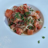 THE PENTHOUSE with weekend terrace - サーモンとトマトのレモンソースパスタ（冷製）