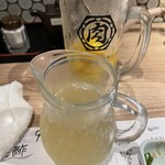 広島焼肉　肉屋のぶすけ紙屋町 - のぶすけサワーお代わり