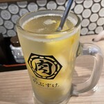 広島焼肉　肉屋のぶすけ紙屋町 - のぶすけ(この日はパイナップル)サワー