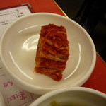 アジェ - これがこのお店の名物キムチ３種盛りの一品