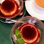 グリル満天星 麻布十番 - 自家製カスタードプリン