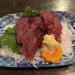 新 - 料理写真:お通しのかつおの刺身