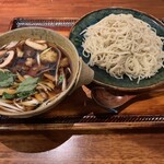 草庵 - 鴨せいろ(特盛)