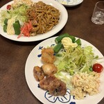 居酒屋 なかひら - 付け合わせは全部一緒