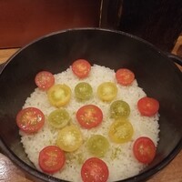 天婦羅 みやしろ - トマトご飯
