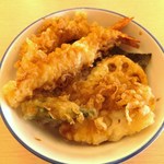 Tendon Tempura Hompo San Ten - 海老天丼　３９０円