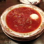 Cafe RUSSIA - ボルシチ…キャベツとビーツたっぷりお肉も少し入ってました…サワークリームが良いアクセント♪