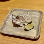 すしやのたい悟 - 太刀魚の塩焼き。クリアな白身の旨さを堪能できる焼き物✩.*˚身はふっくらと肉厚でどこまでも上品♡