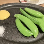 のみくい処 青月 - 自家製マヨネーズ 茹でスナップえんどう