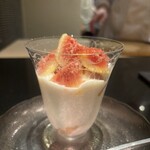 日本料理 晴山 - 福岡県産とよみつひめ和三盆アイスクリーム