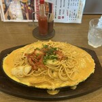 鉄板パスタ専門店 itaya - 料理写真:いかとキムチのクリーム